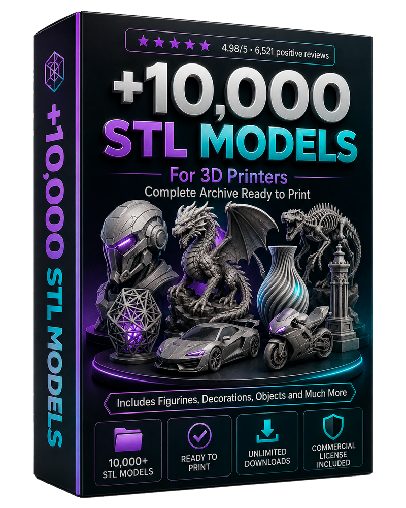 +10.000 archivos STL listos para imprimir